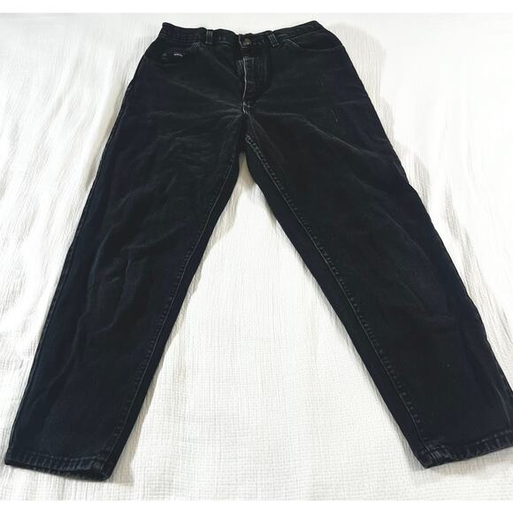 Riders by Lee Jeans Womens Size 30 (8) Black Relaxed Fit Comfort Straight Leg - Picture 1 of 7